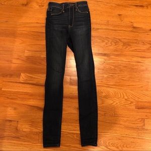 High Waisted Denim Skinny Jeans